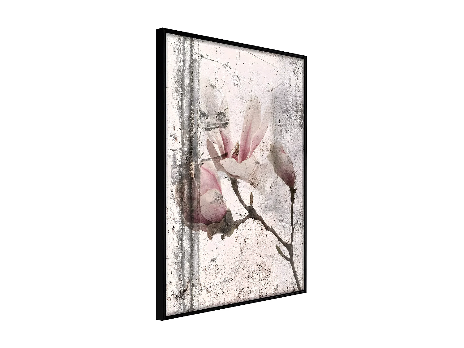 Affiche Murale Encadrée "Queen of Spring Flowers III" 40 x 60 cm Noir