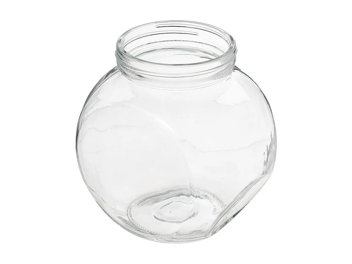 Bocal à Bonbons en Verre "Bois" 2,1L Transparent