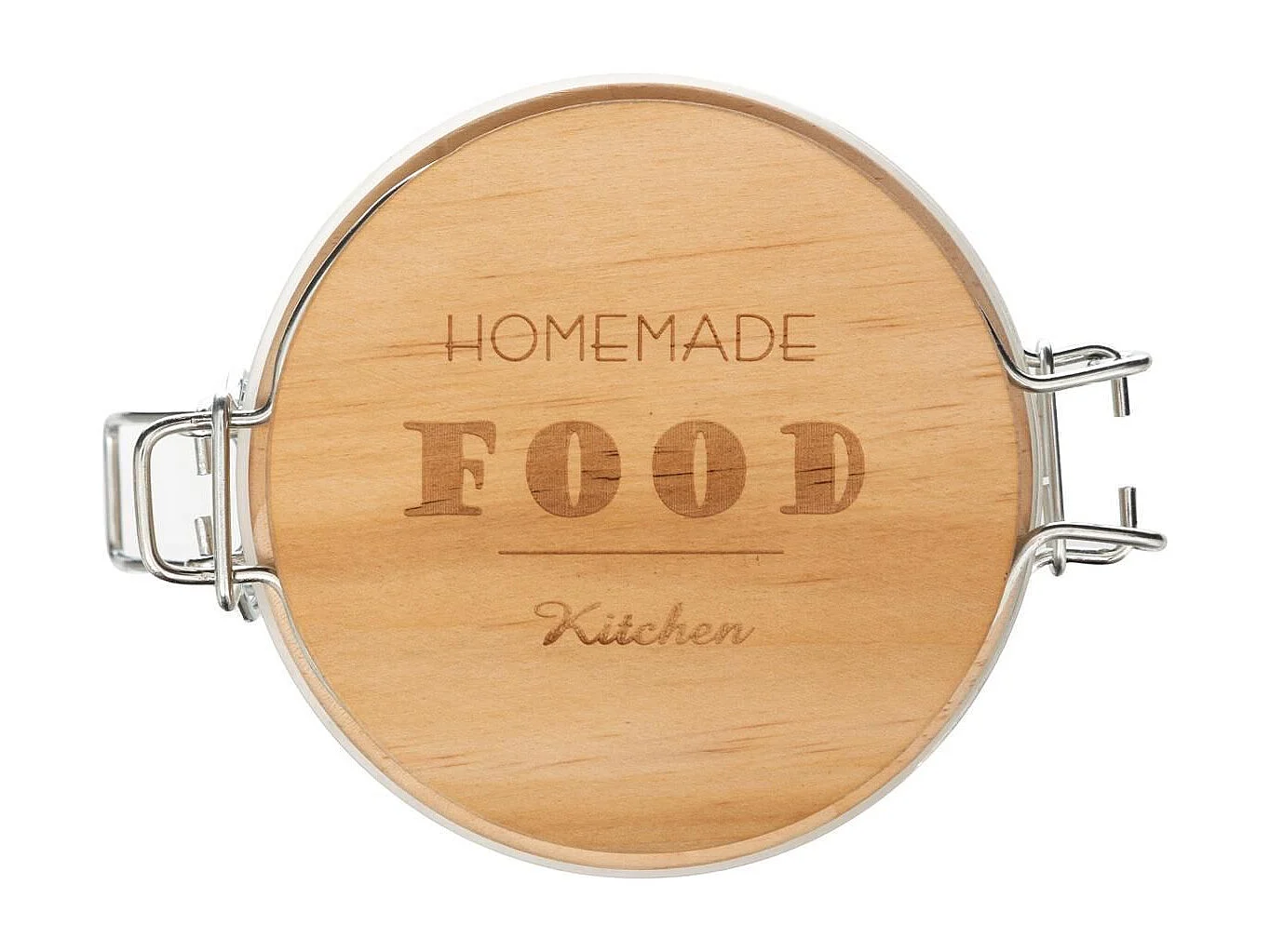 Bocal en Verre "Wording" 1L Transparent