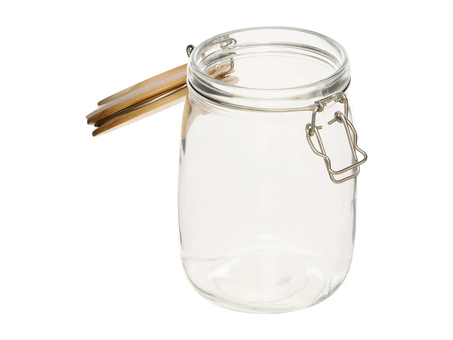 Bocal en Verre "Wording" 1L Transparent