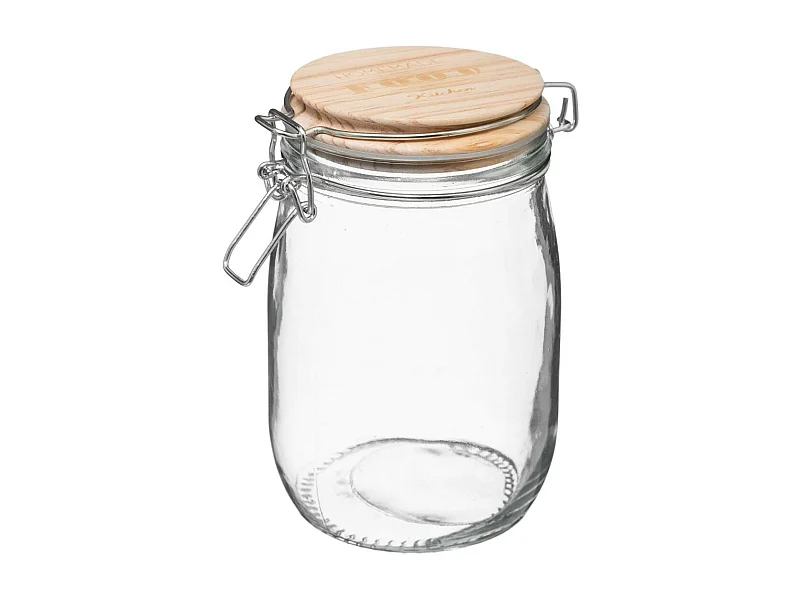 Bocal en Verre "Wording" 1L Transparent