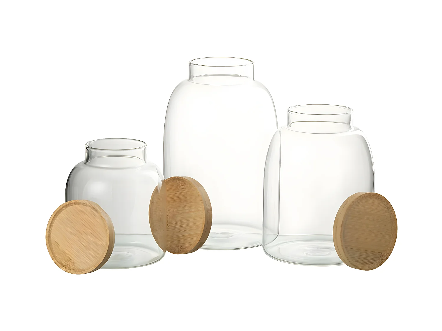 Bocal de Conservation en Verre "Tom" 3,2L Transparent