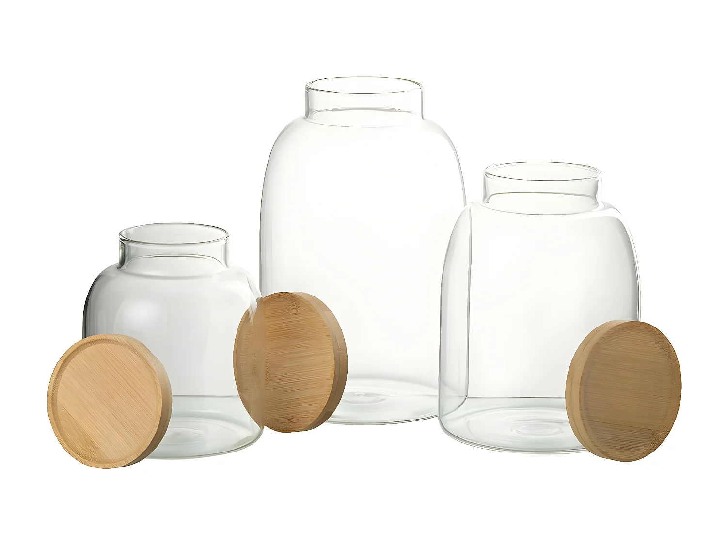 Bocal de Conservation en Verre "Tom" 3,2L Transparent