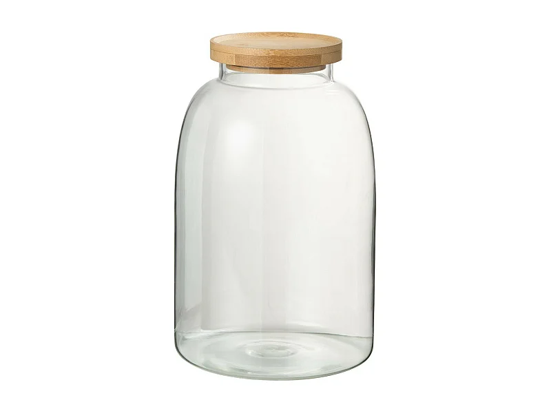 Bocal de Conservation en Verre "Tom" 3,2L Transparent