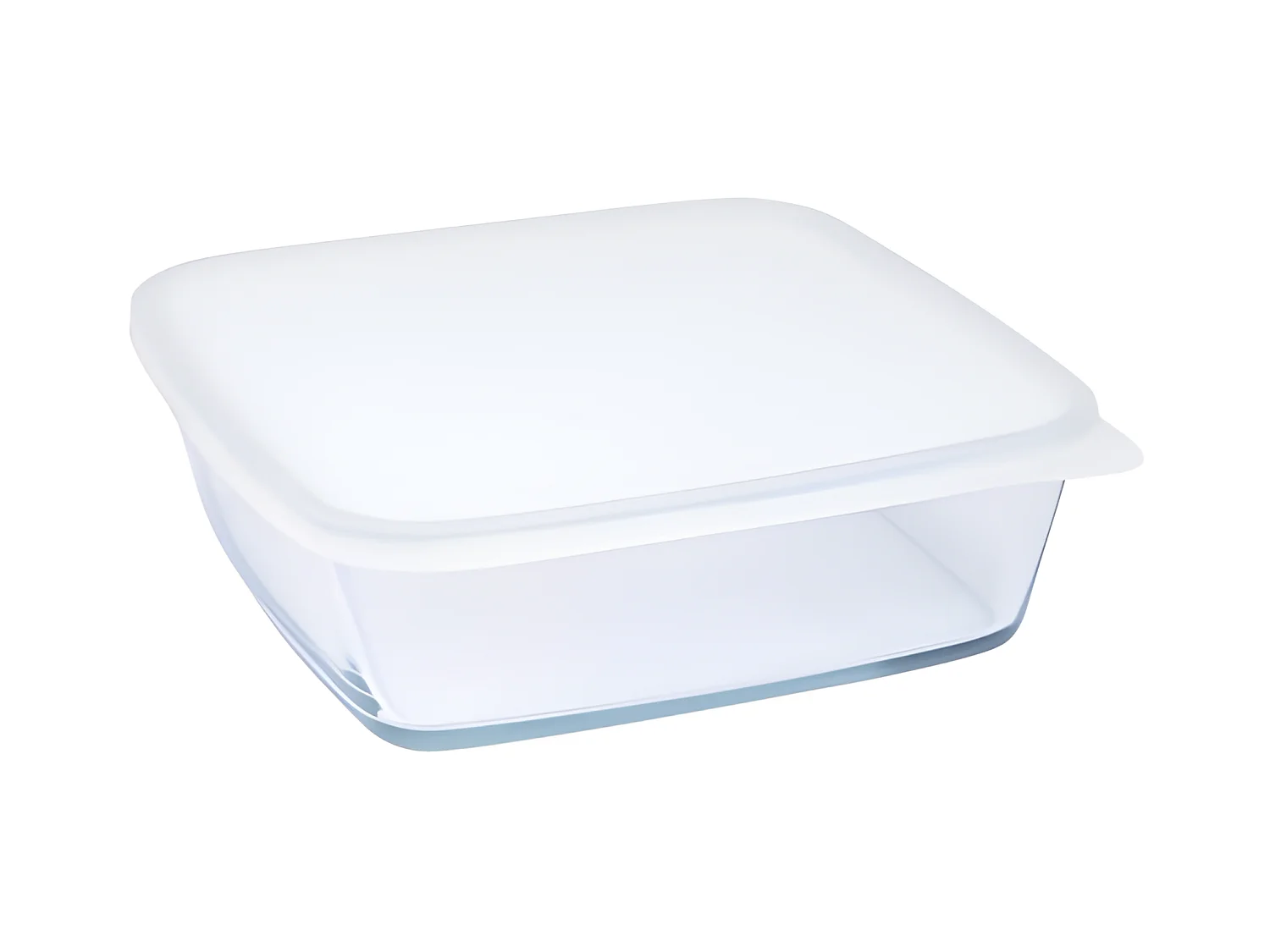 Boîte de Conservation Carrée "Ulko" 1,7L Blanc