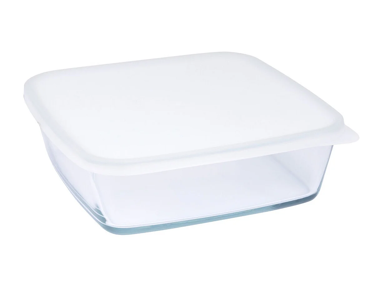 Boîte de Conservation Carrée "Ulko" 1,7L Blanc