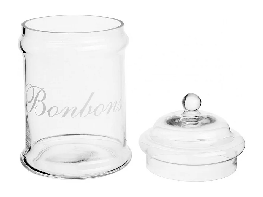 Bonbonnière en Verre "Bonbon" 25cm Transparent