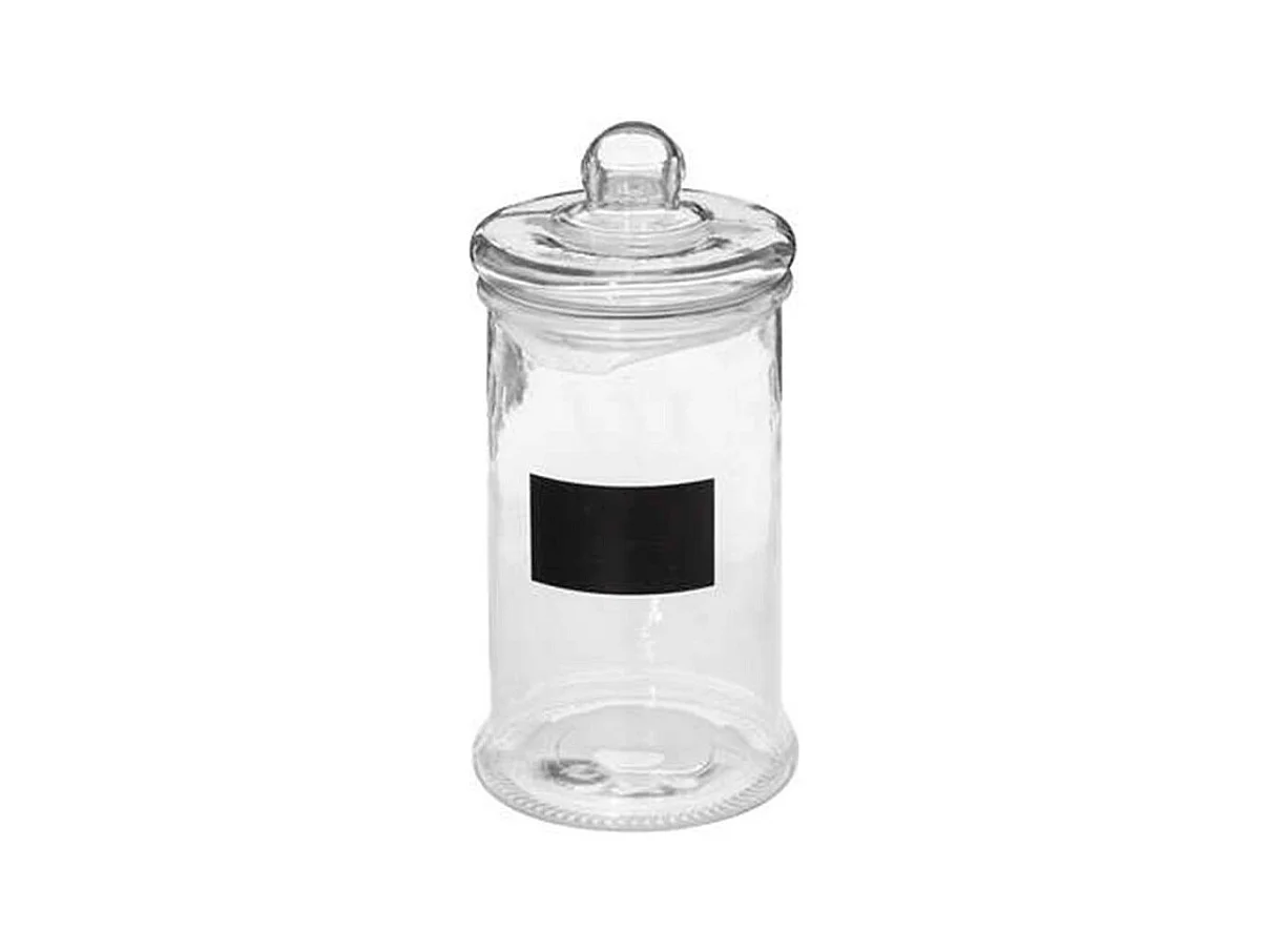 Bocal en Verre "Ardoise" 1,6L Transparent