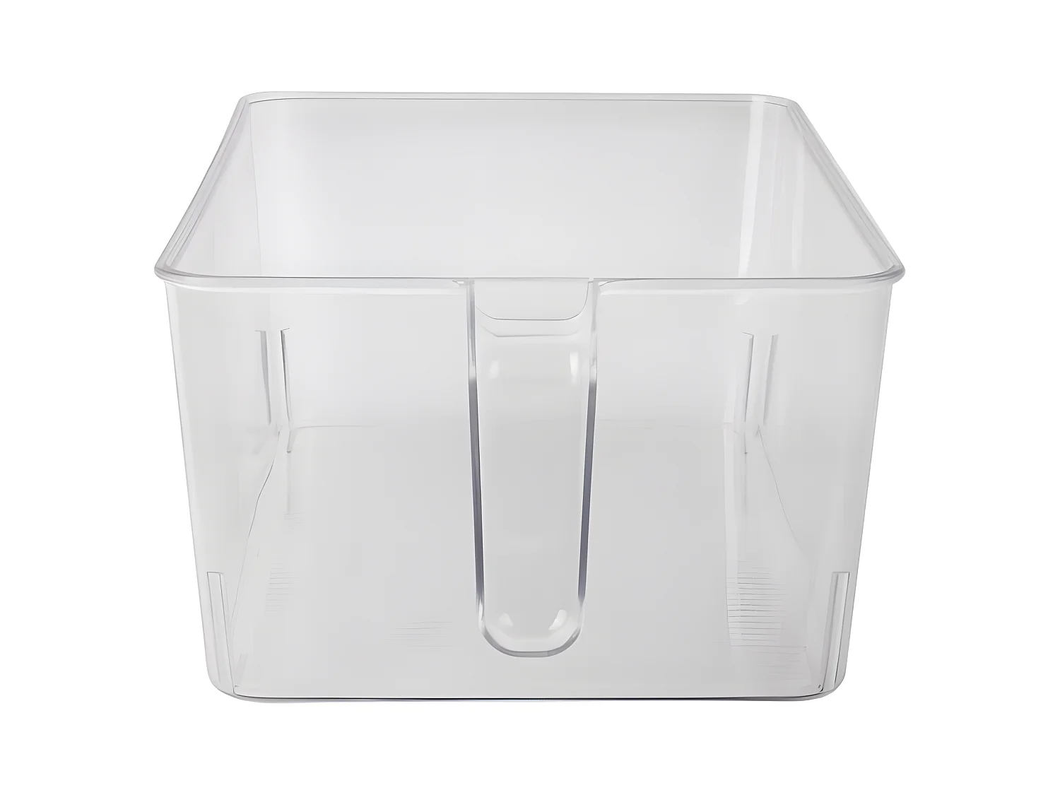 Bac de Rangement à Poignée "Frigo" 18cm Transparent