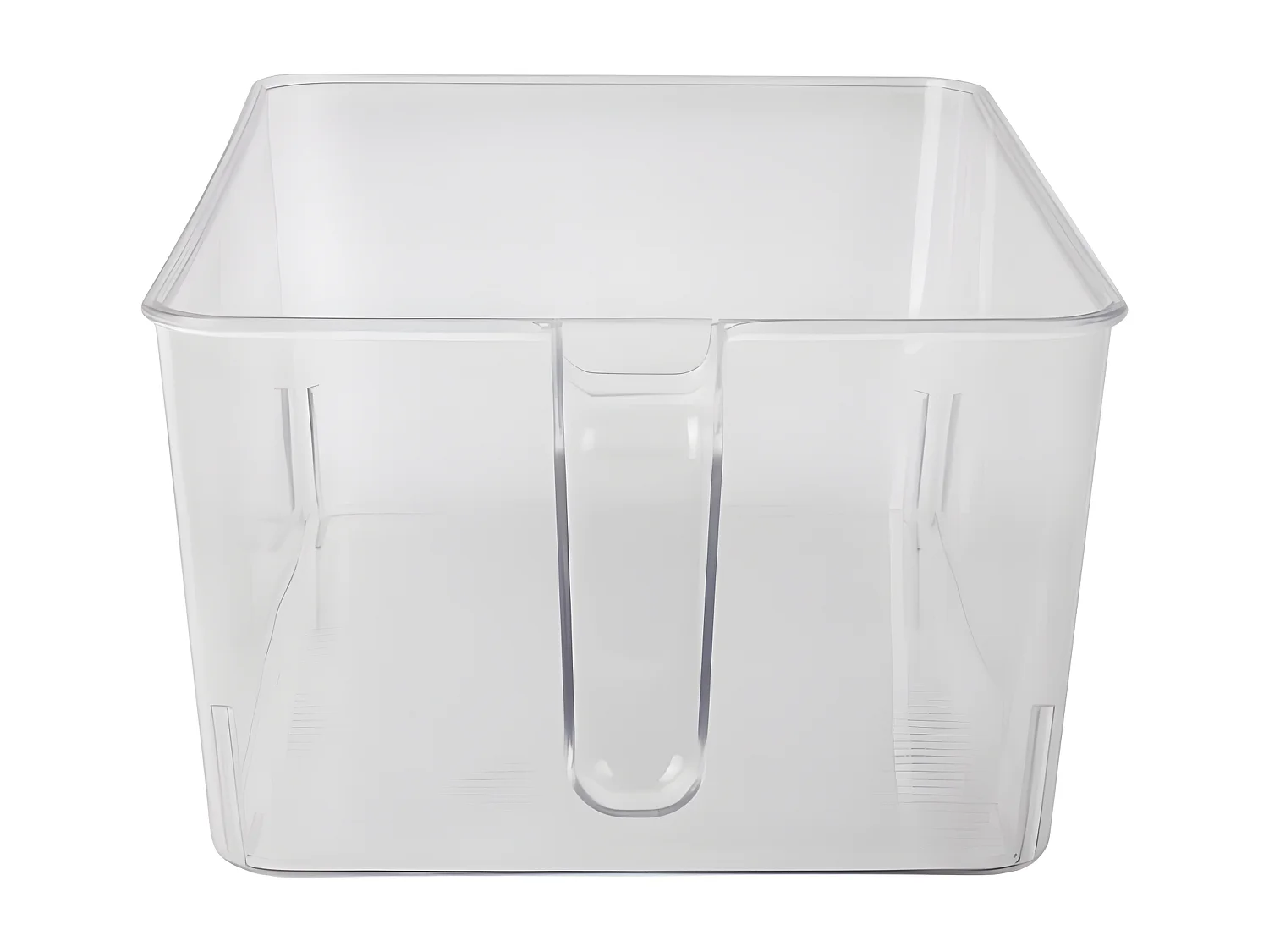 Bac de Rangement à Poignée "Frigo" 18cm Transparent