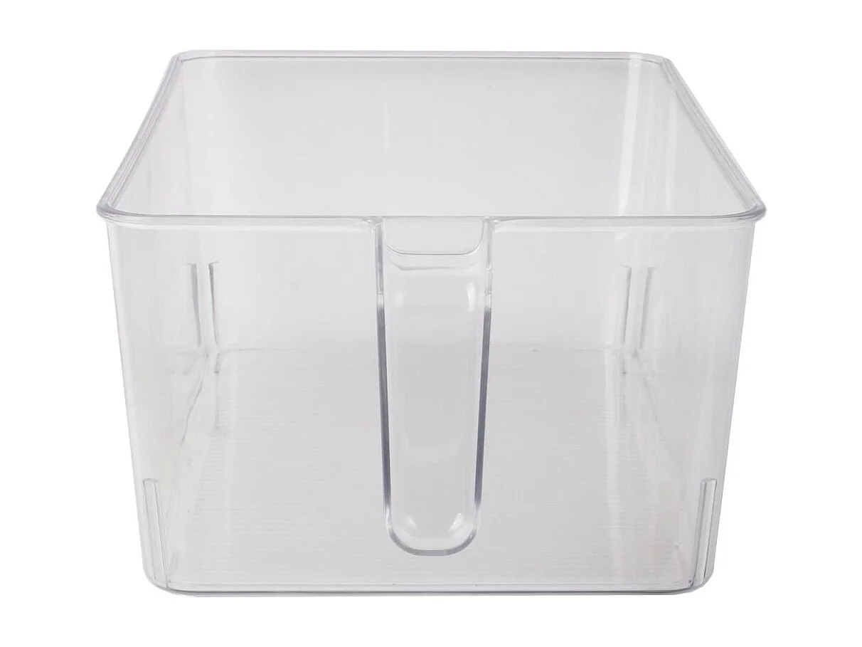 Bac de Rangement à Poignée "Frigo" 18cm Transparent