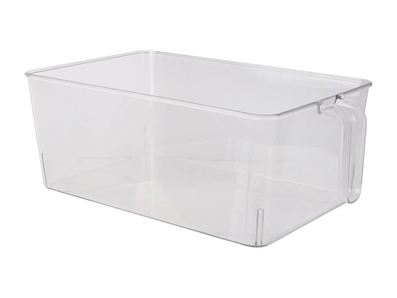 Bac de Rangement à Poignée "Frigo" 18cm Transparent