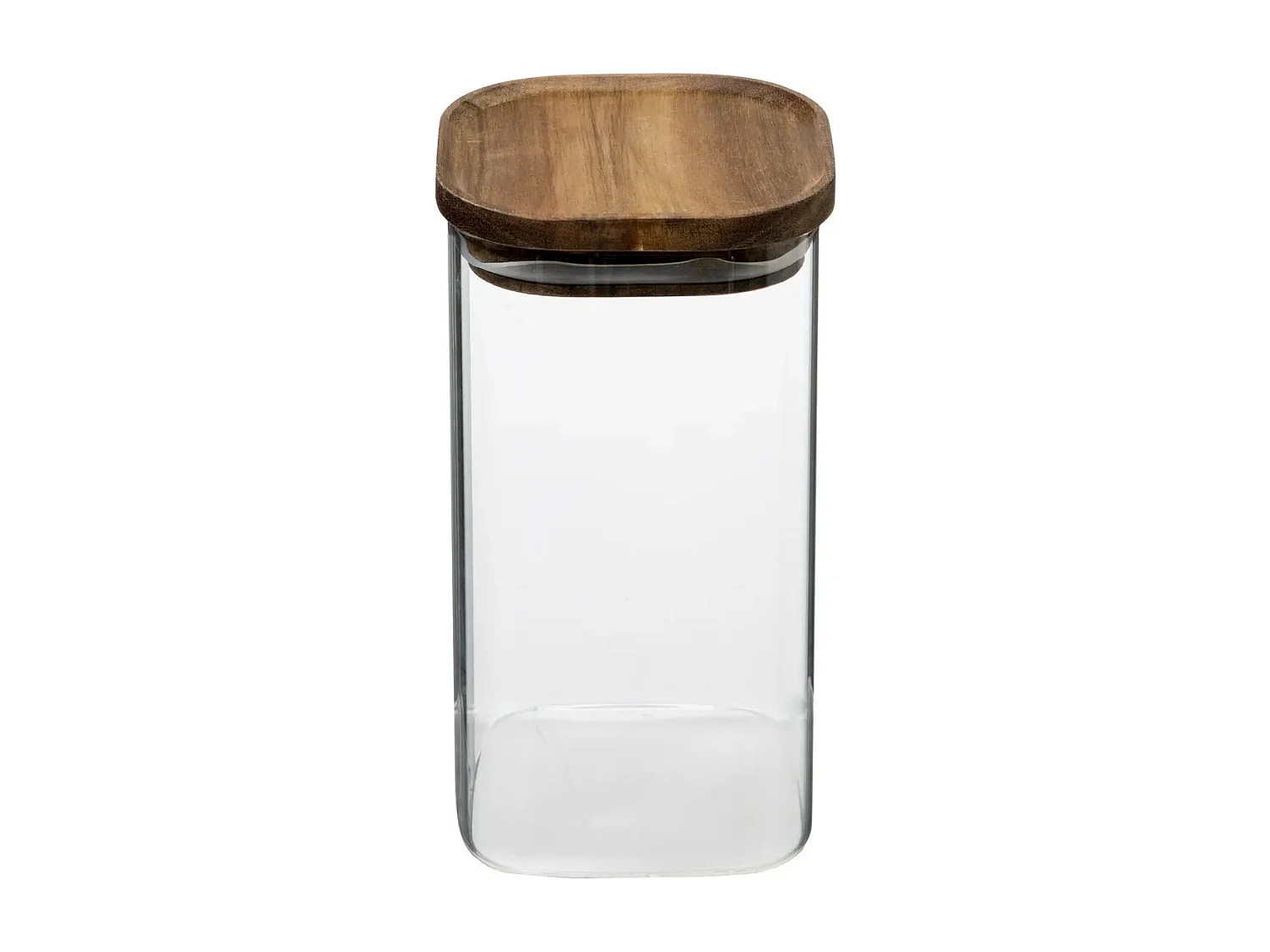 Bocal en Verre "Hermet" 1,3L Transparent & Marron