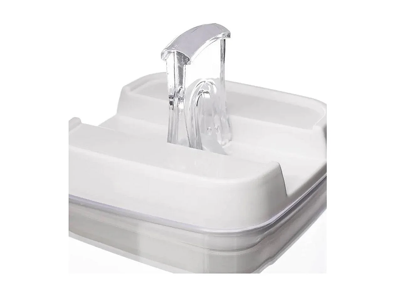 Bocal en Plastique Carré "Oslo" 500mL Transparent