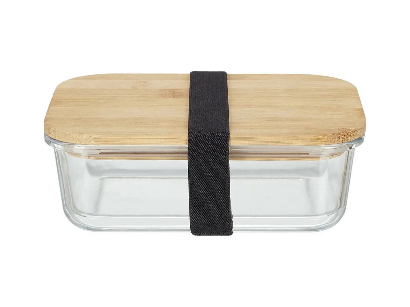 Boîte de Conservation "Bambou" 17cm Transparent