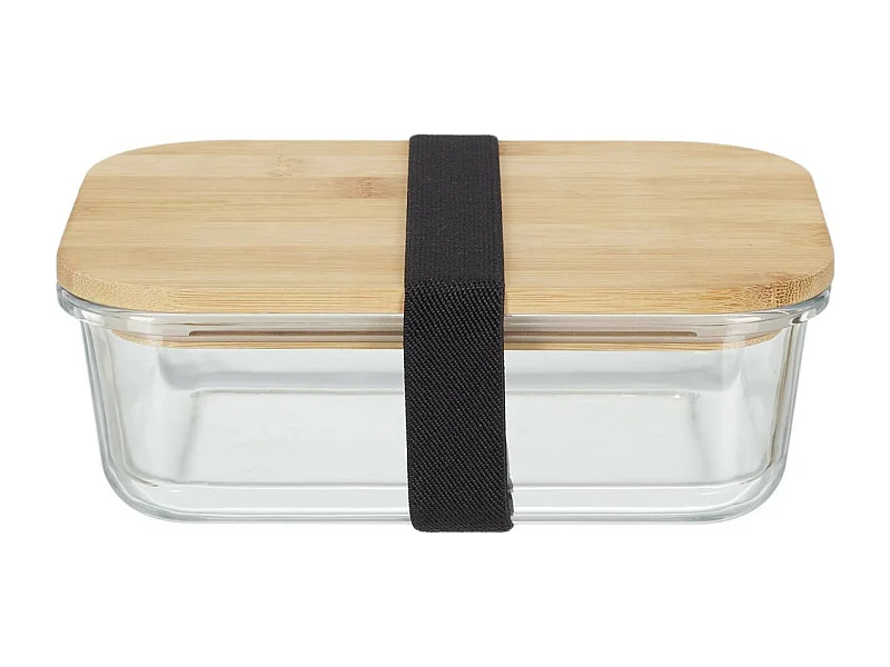 Boîte de Conservation "Bambou" 17cm Transparent