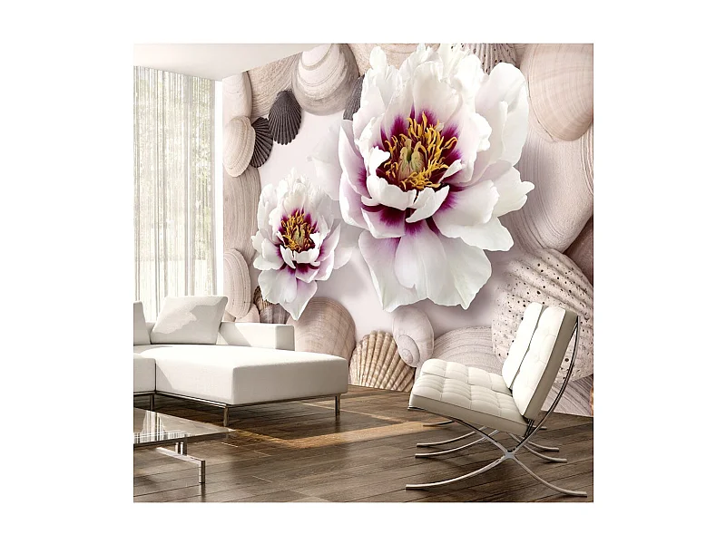 Papier Peint "Flowers & Shells" 105 x 150 cm