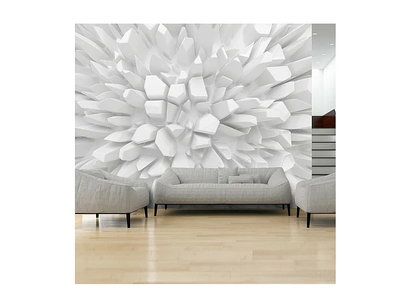 Papier Peint "White Dahlia" 245 x 350 cm