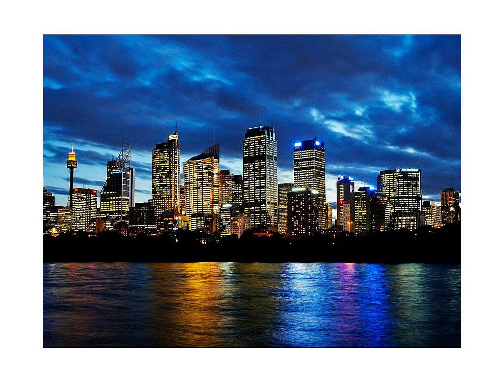 Papier Peint "Nuages ??du Soir sur Sydney" 231 x 300 cm