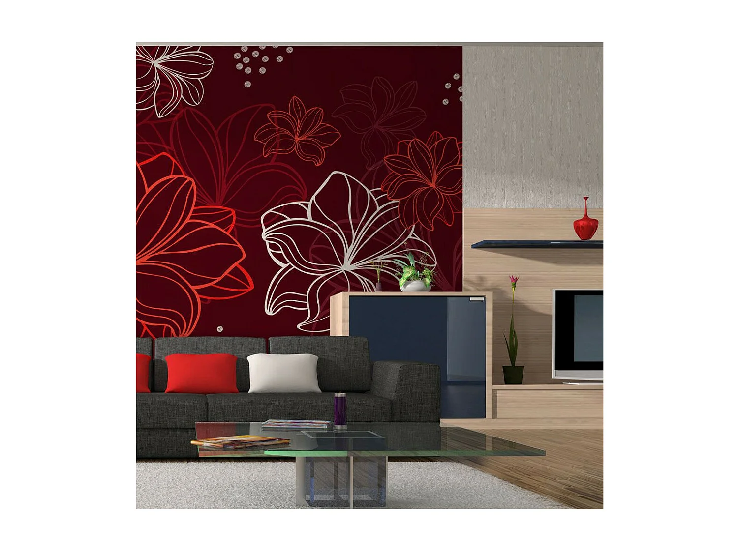 Papier Peint "Vernal Flora" 193 x 250 cm