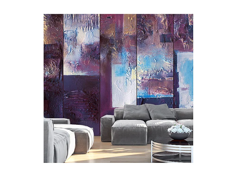 Papier Peint "Winter Evening Abstract" 50x1000cm