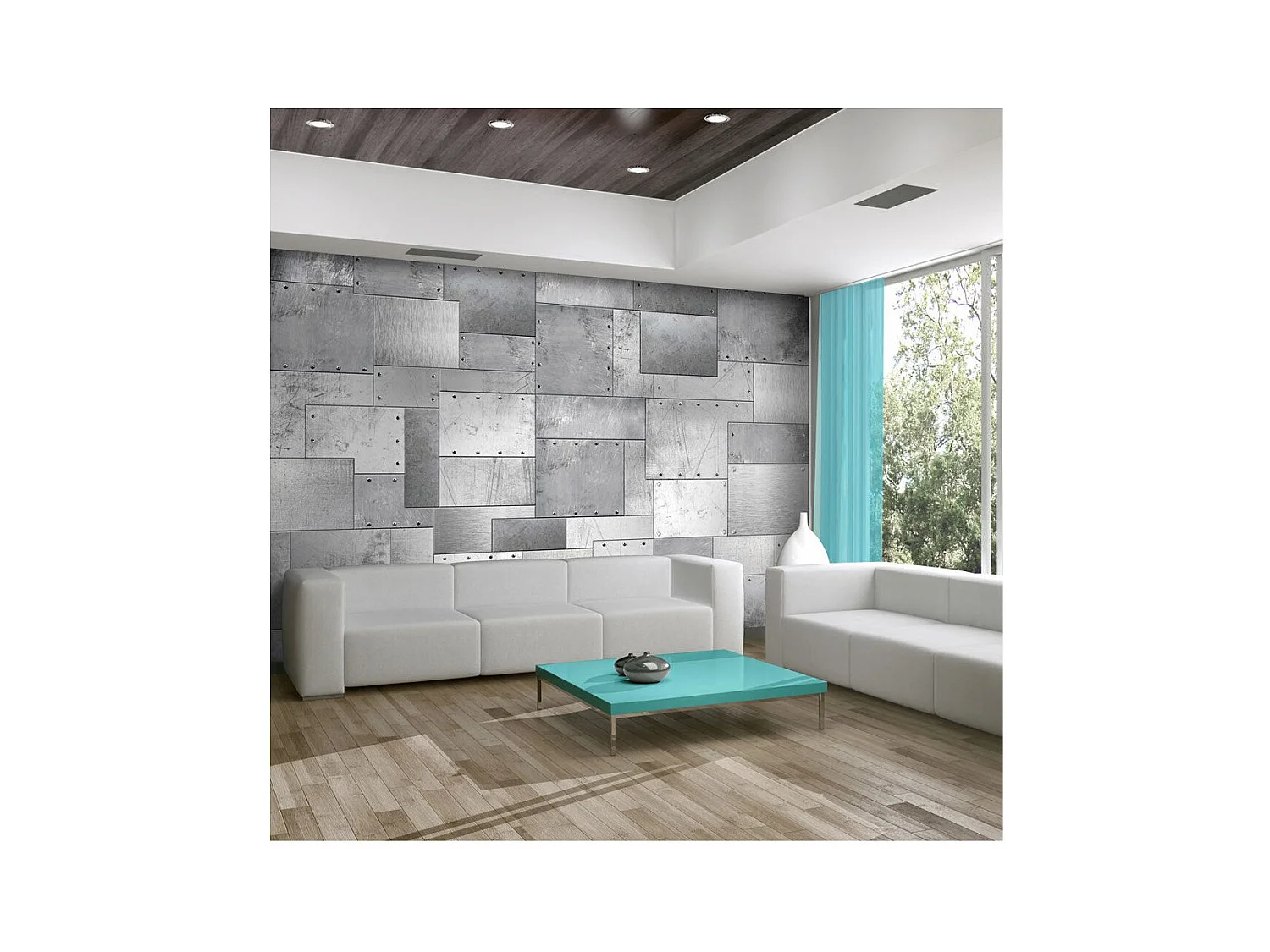 Papier Peint "In Industrial Style" 70 x 100 cm