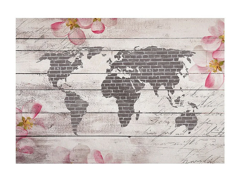 Papier Peint "Romantic World" 105 x 150 cm