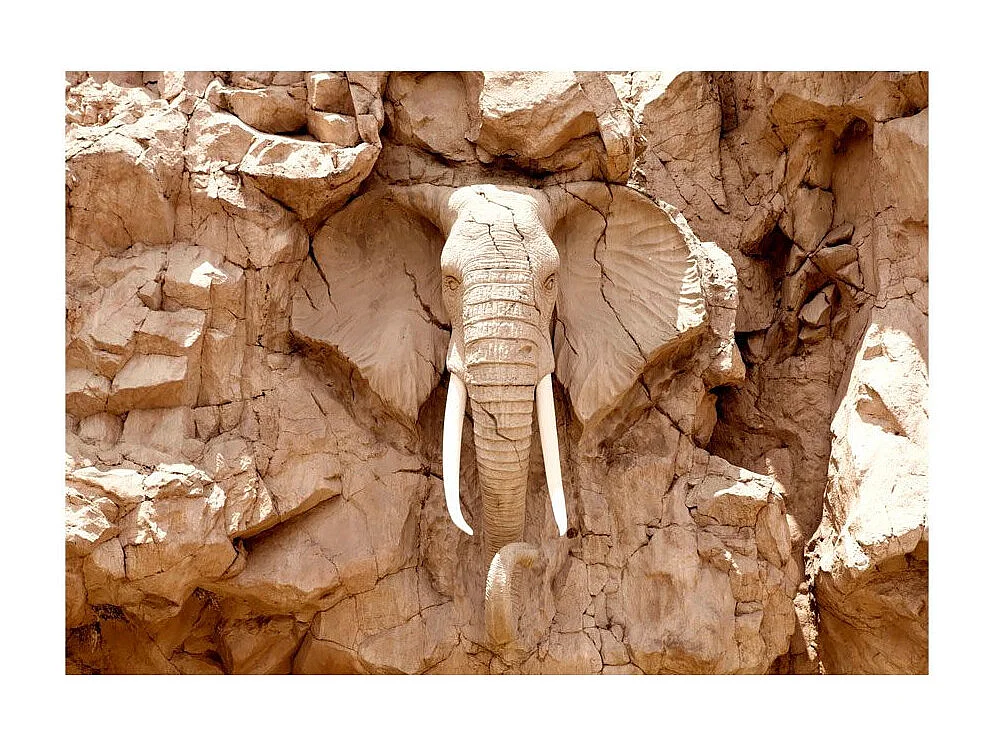 Papier Peint "Stone Elephant South Africa" 210 x 300 cm