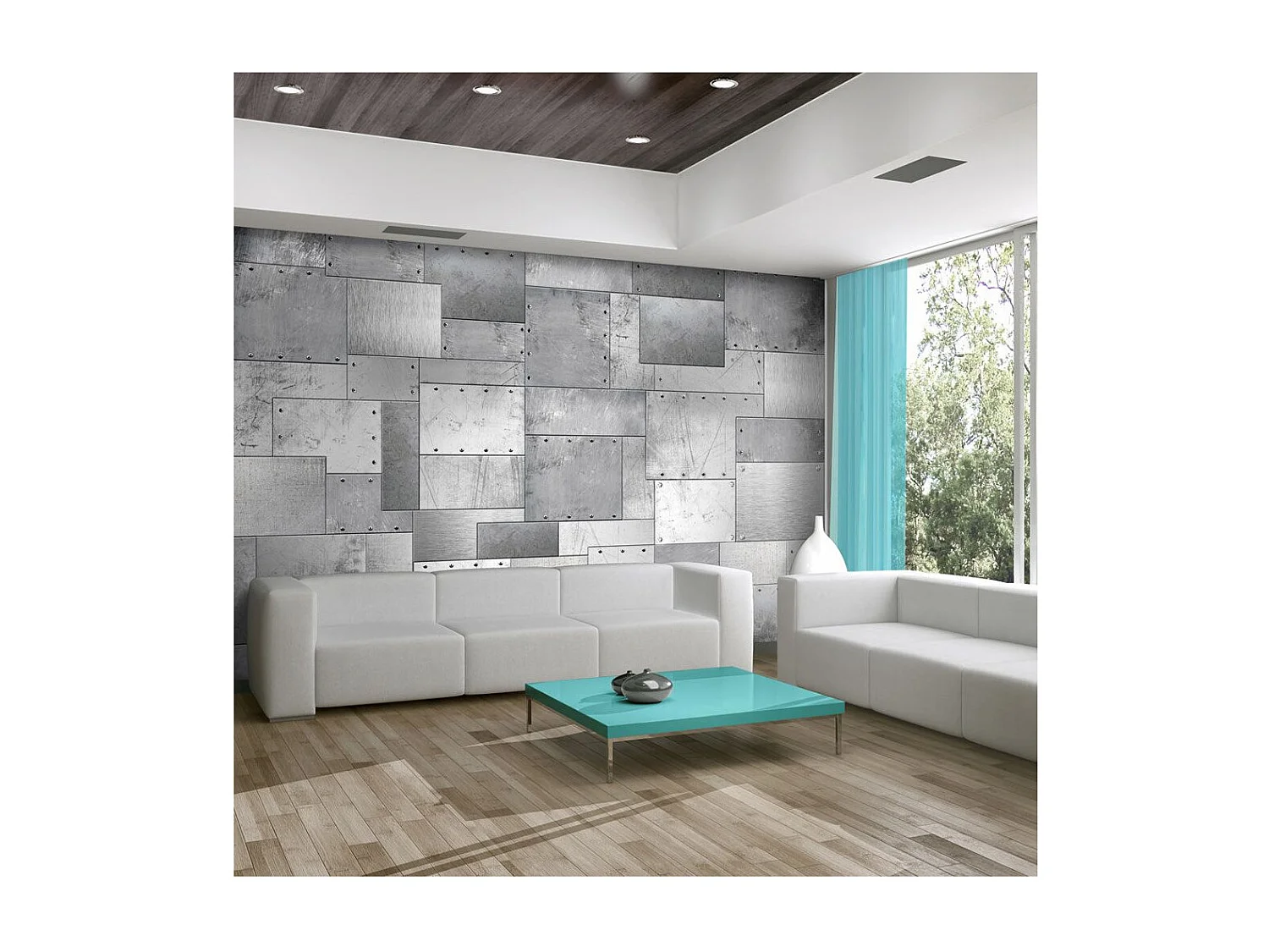 Papier Peint "In Industrial Style" 105 x 150 cm