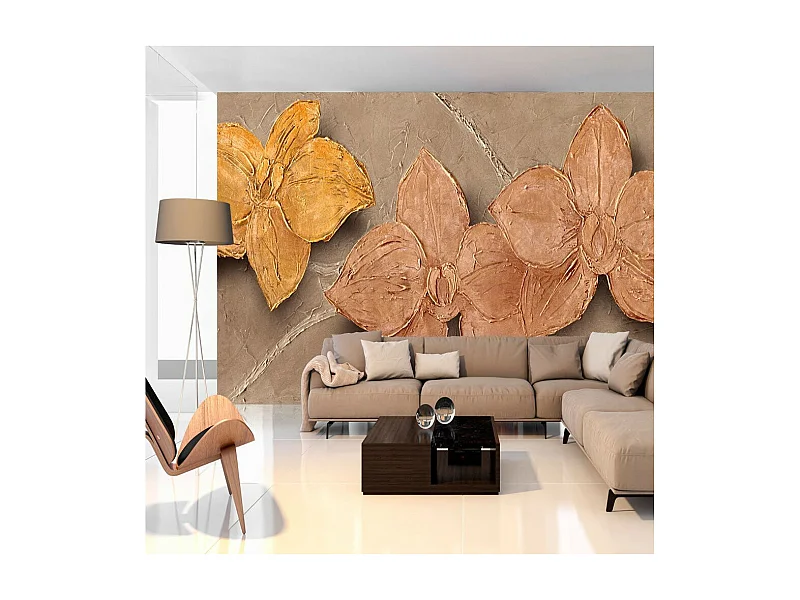Papier Peint "Painted Orchids" 175 x 250 cm