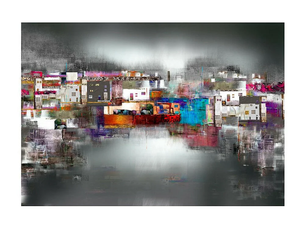 Papier Peint "Artistic Landscape" 140 x 200 cm