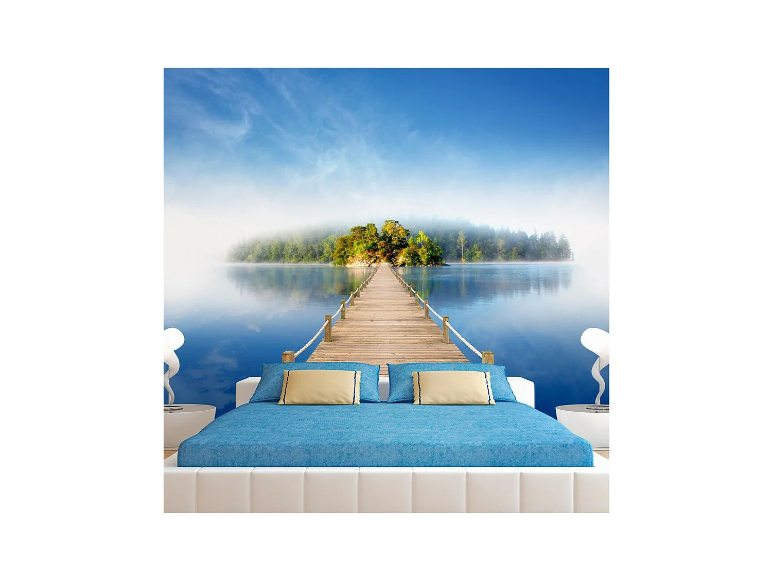 Papier Peint "Ile Tropicale" 210 x 300 cm