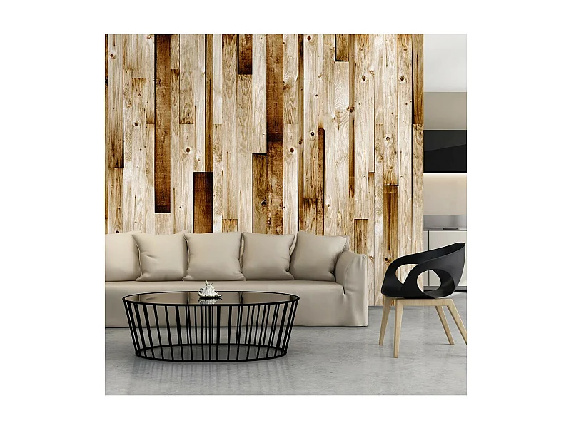 Papier Peint "Planches en Bois" 140 x 200 cm
