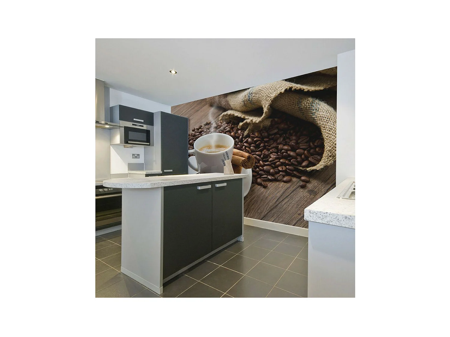 Papier Peint "Star Anise Coffee" 231 x 300 cm