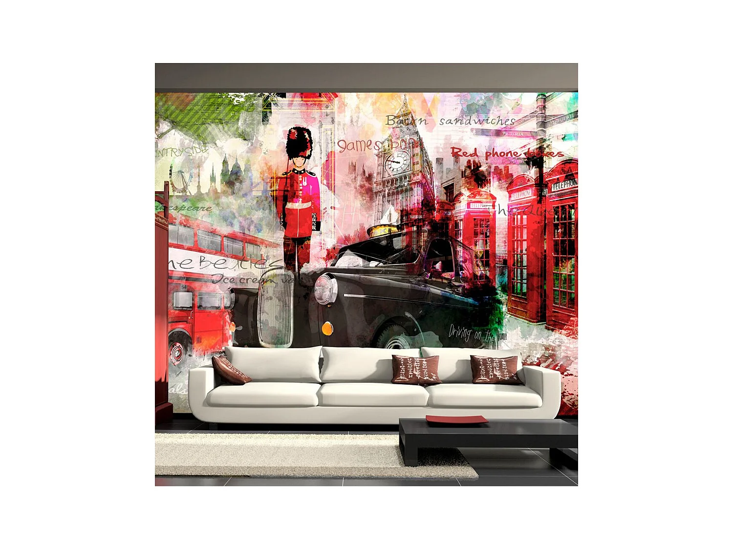 Papier Peint "Streets of London" 105 x 150 cm