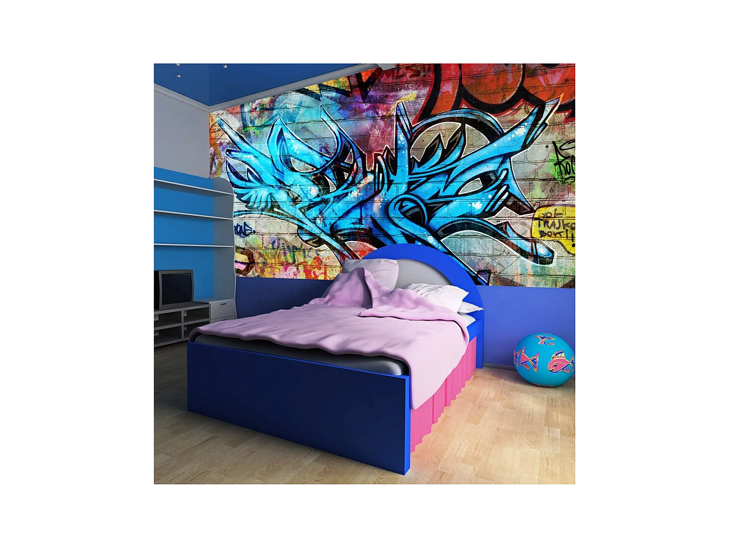 Papier Peint II "Art Crime" 154 x 200 cm