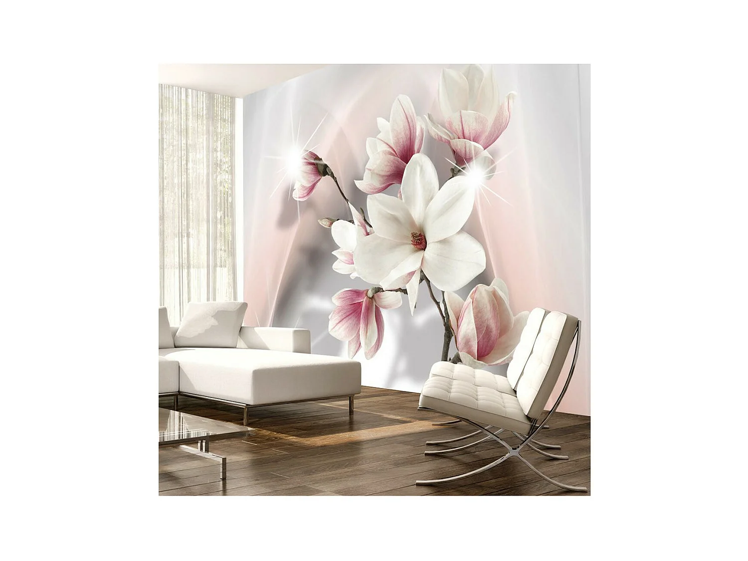 Papier Peint "White Magnolias" 245 x 350 cm
