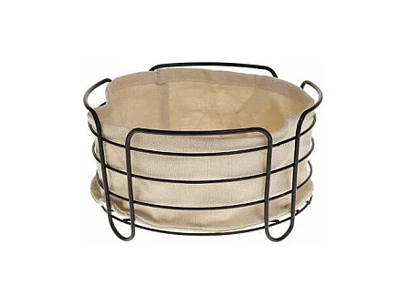 Panier Multi-Usage en Métal "Bistrot" 21cm Blanc