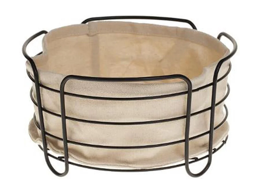 Panier Multi-Usage en Métal "Bistrot" 21cm Blanc