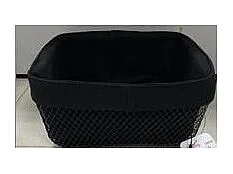 Corbeille à Pain Carrée "Mayaj" 25cm Noir