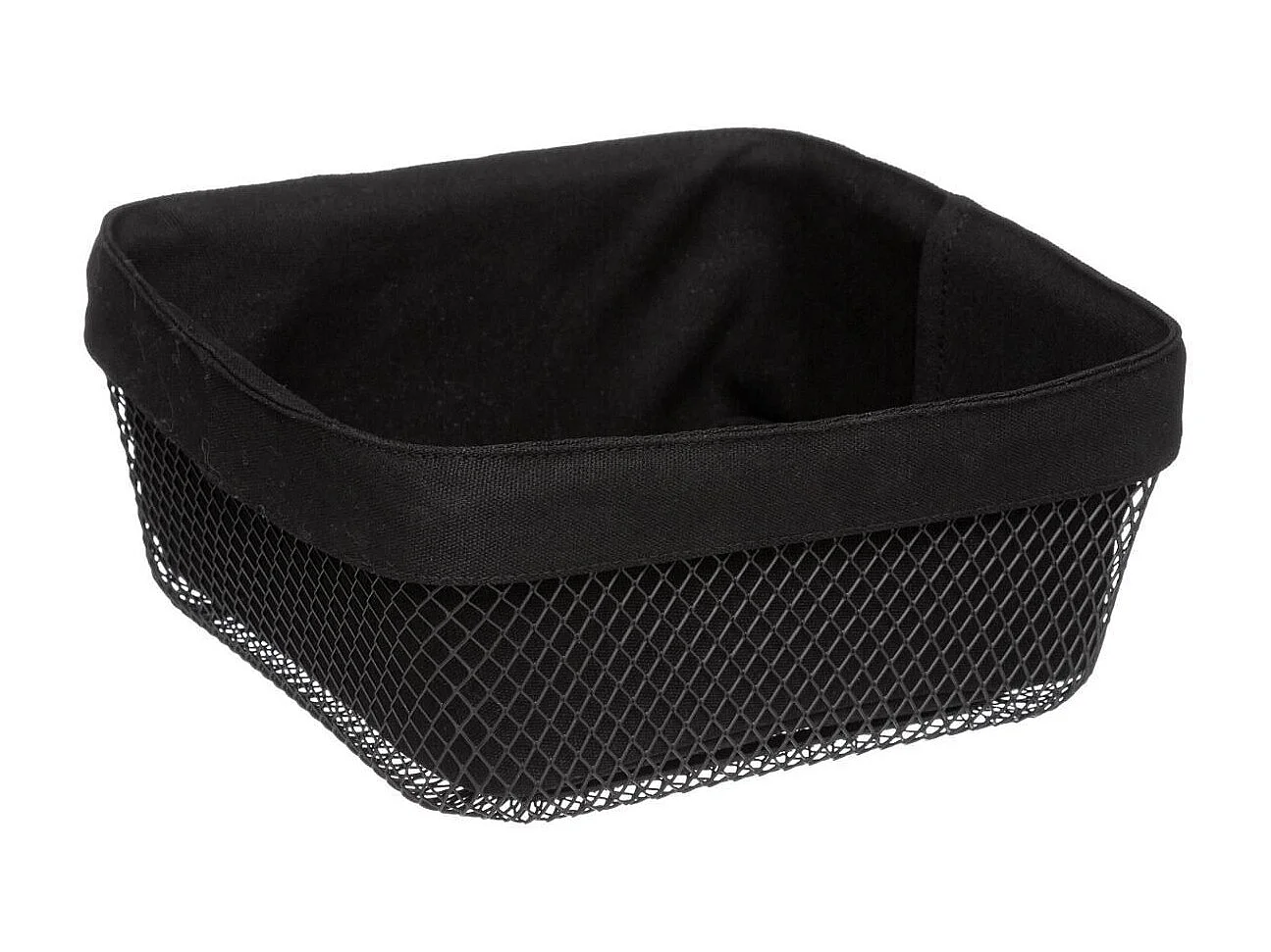 Corbeille à Pain Carrée "Mayaj" 25cm Noir