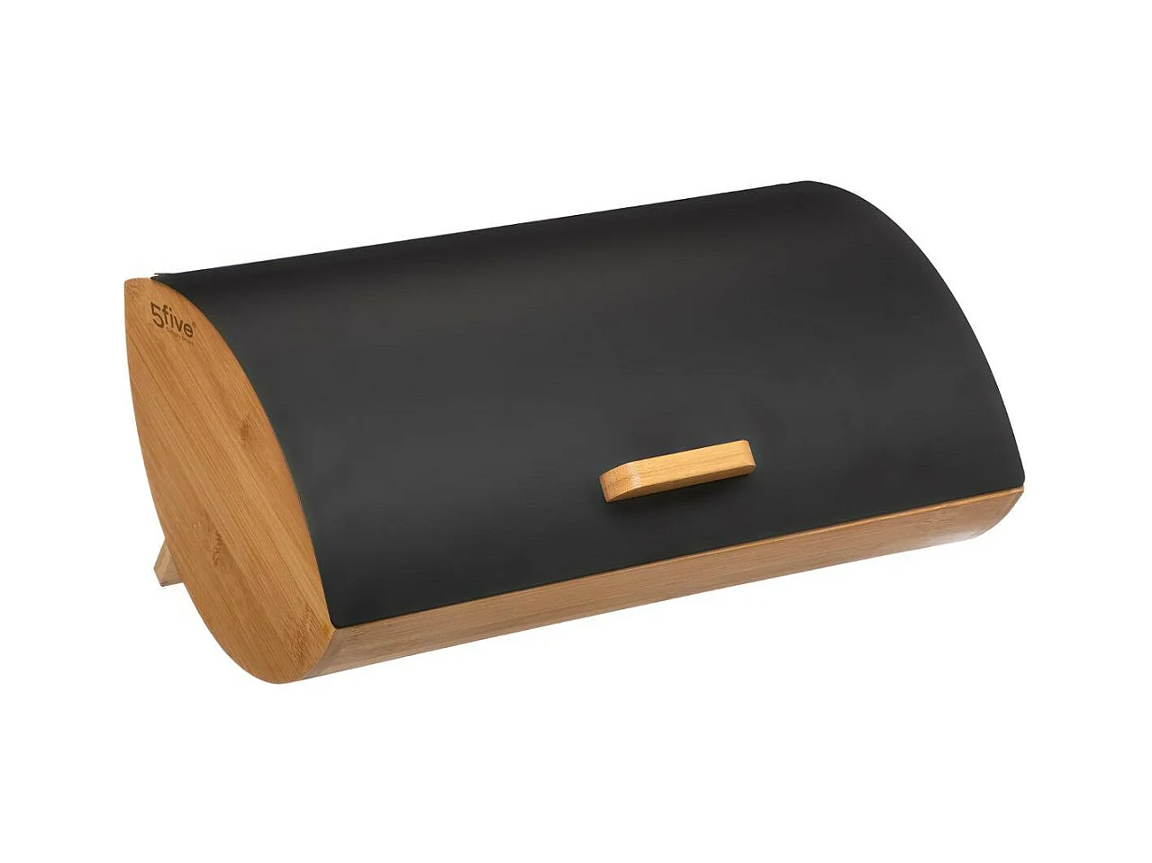 Boîte à Pain "Blackbamboo" 32cm Noir & Naturel