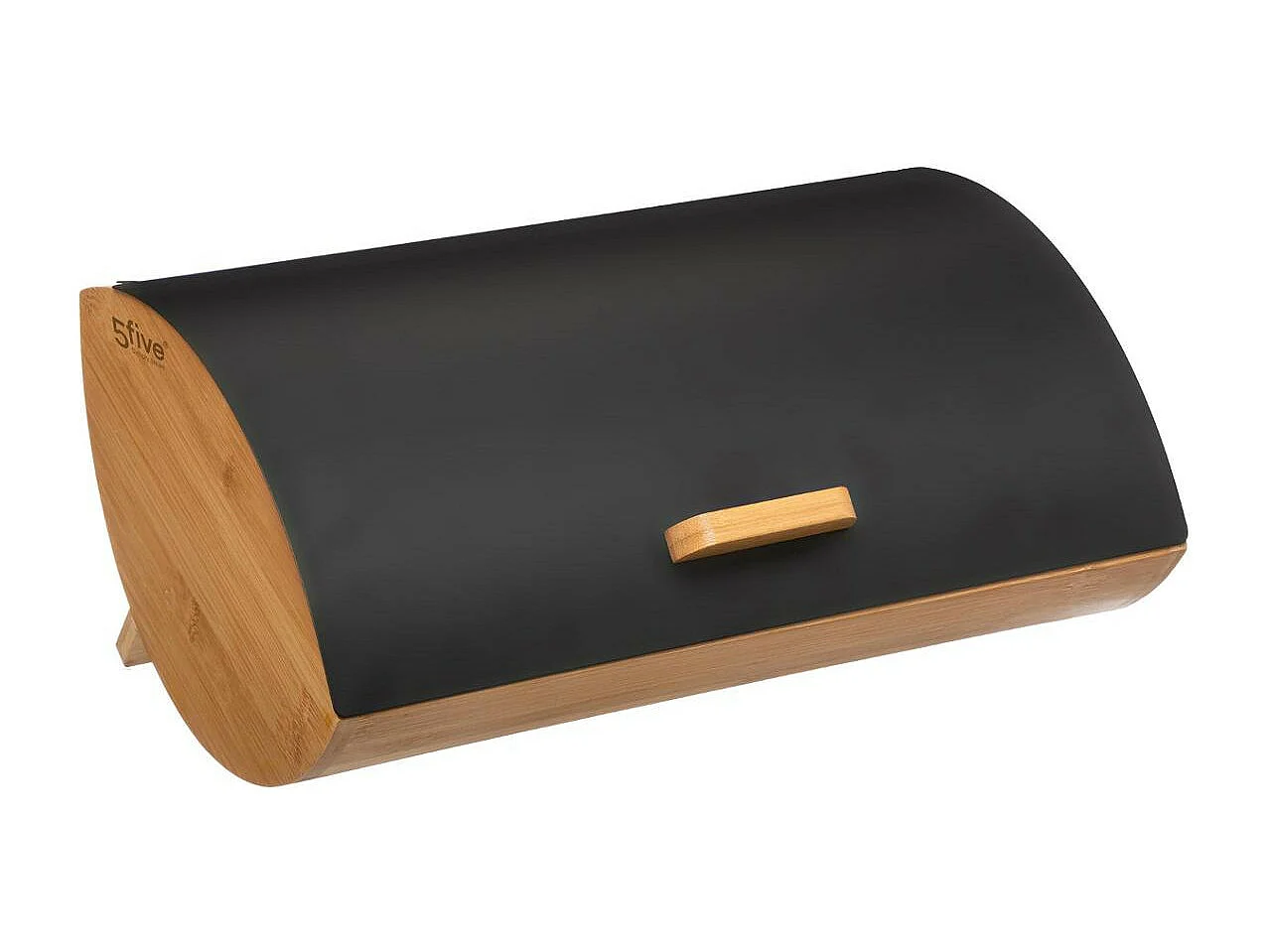 Boîte à Pain "Blackbamboo" 32cm Noir & Naturel