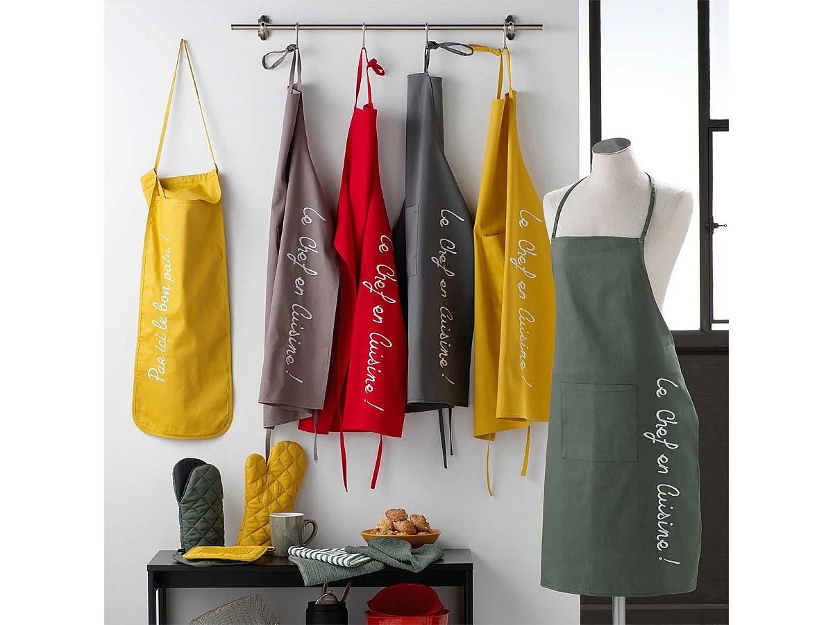 Sac à Pain "Cuistot" 28x70cm Jaune