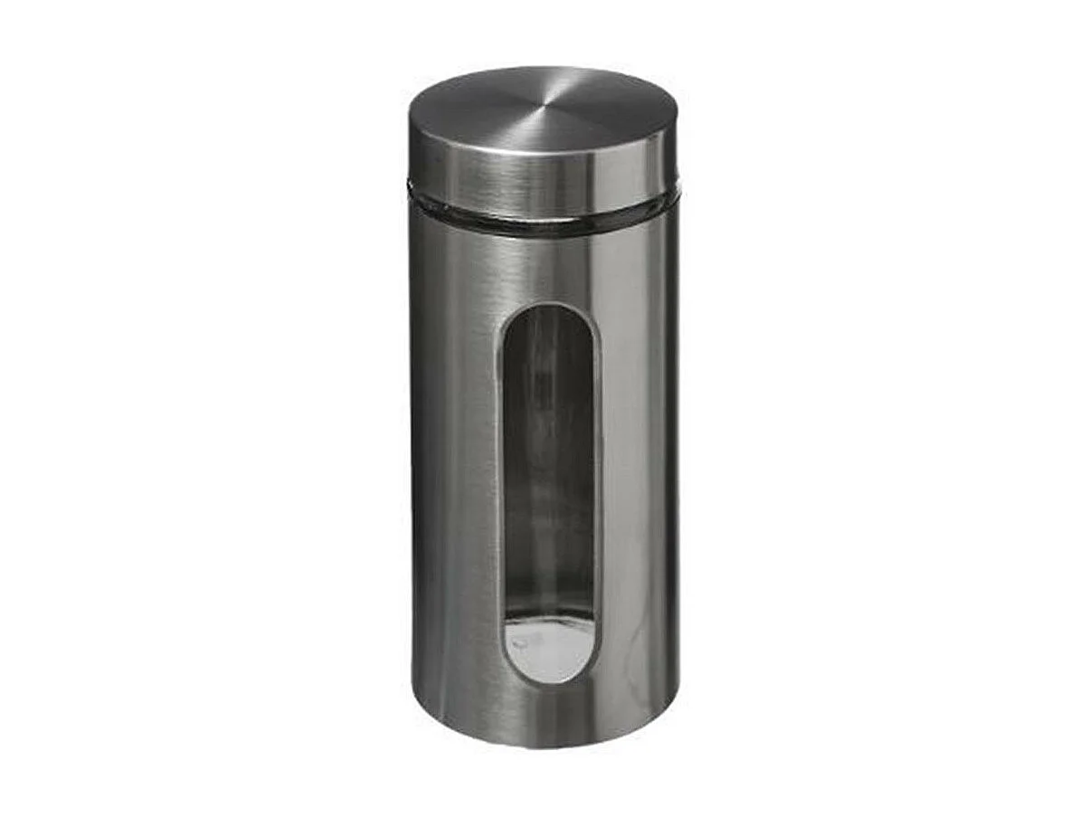 Bocal avec Couvercle "Ublo" 1,25L Argent