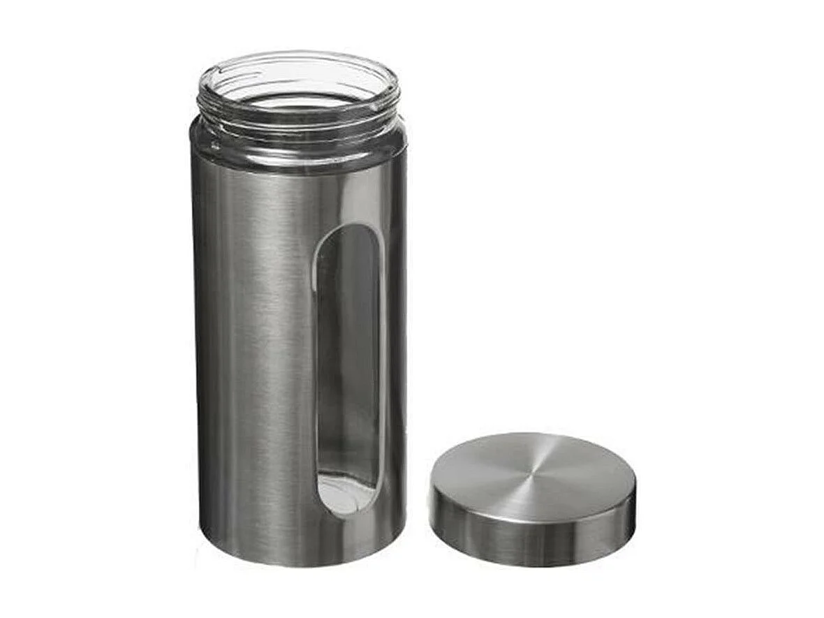 Bocal avec Couvercle "Ublo" 1,25L Argent