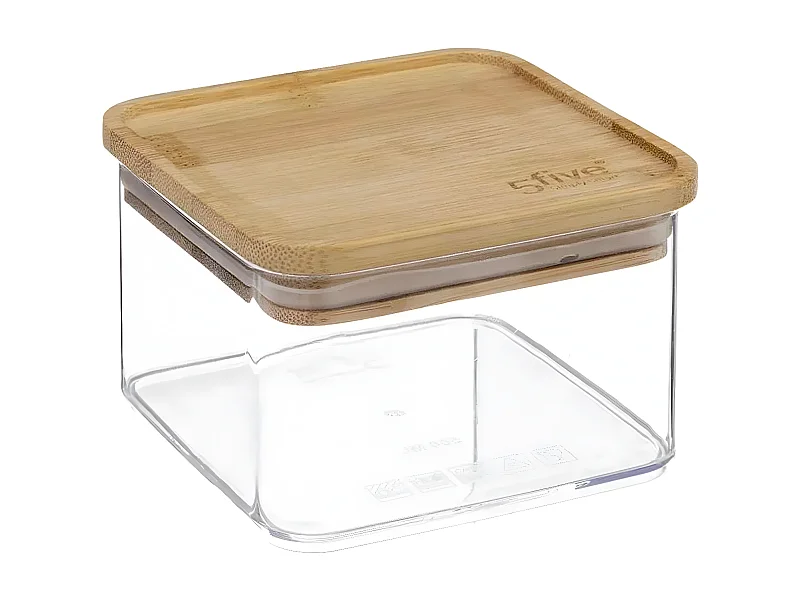 Boîte de Conservation Carrée "Eske" 500ml Naturel