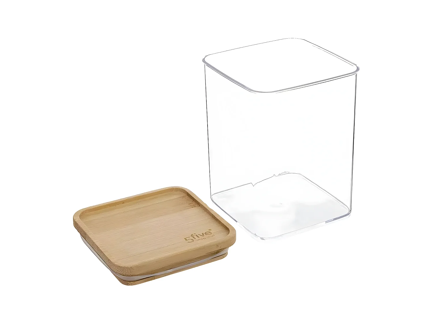 Boîte de Conservation Carrée "Eske" 500ml Naturel