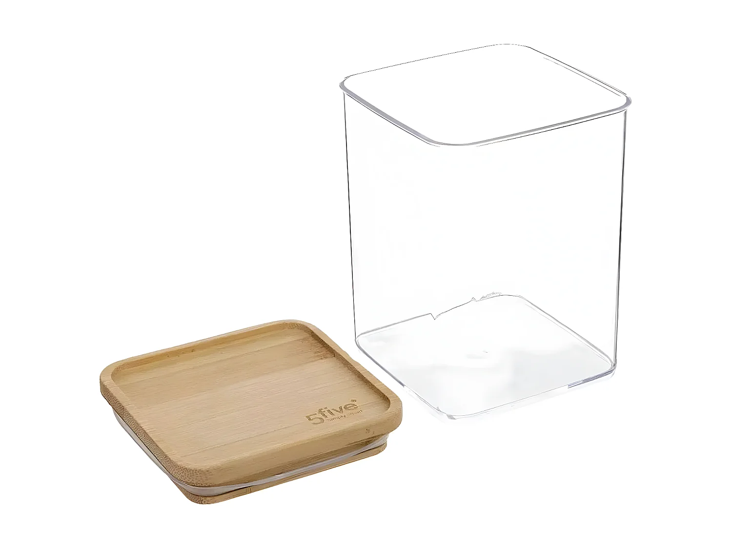 Boîte de Conservation Carrée "Eske" 500ml Naturel