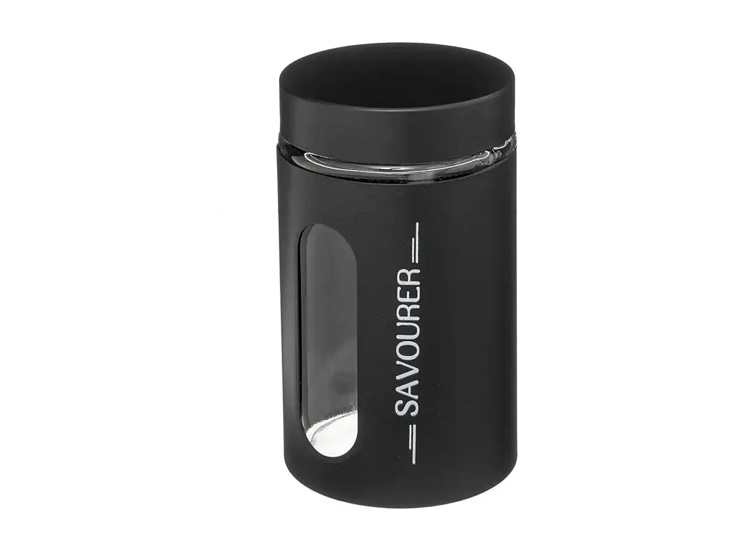 Bocal en Verre "Ublo" 0,9L Noir